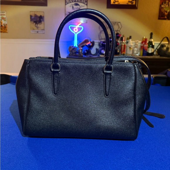 Coach Midnight Black Satchel - Picture 3 of 9
